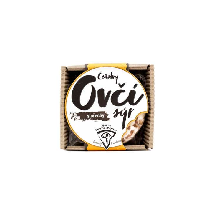 Čerstvý ovčí sýr s ořechy Horní Dvorce