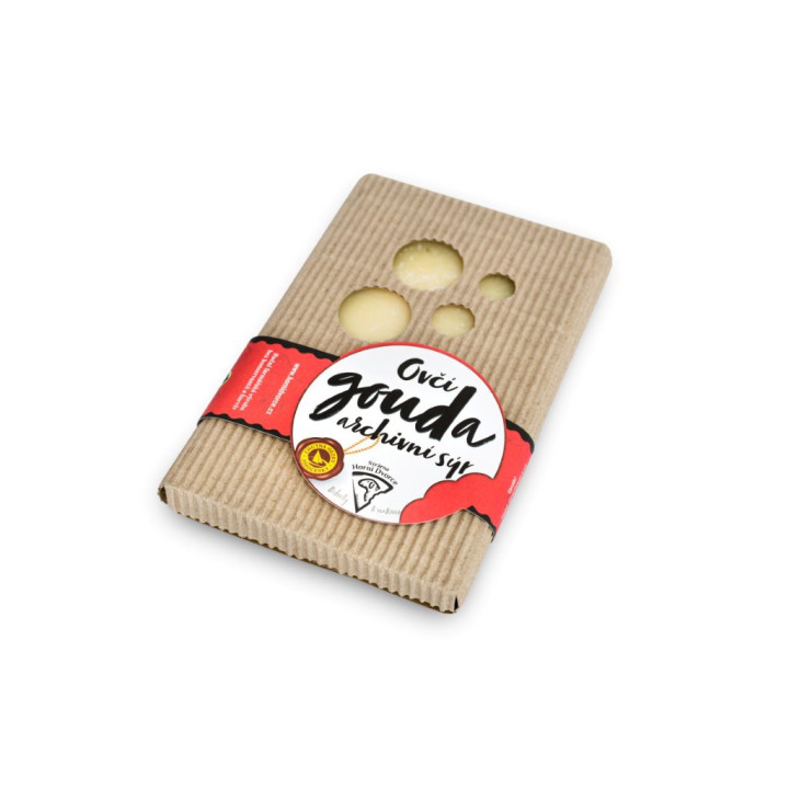 Gouda ovčí - polotvrdý archivní sýr  (Horní Dvorce)