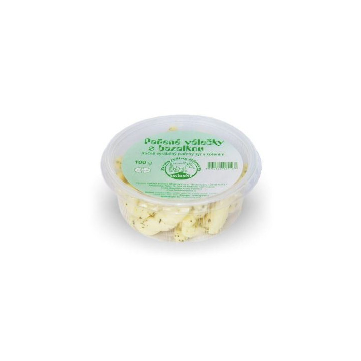 pařené válečky s bazalkou 100g (Farma rodiny Němcovy)