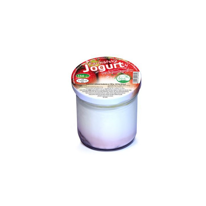 jogurt malý s jahodami 150g (Farma rodiny Němcovy)