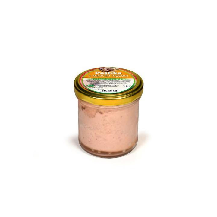 Paštika s kuřecím masem 130g (Farma rodiny Němcovy)