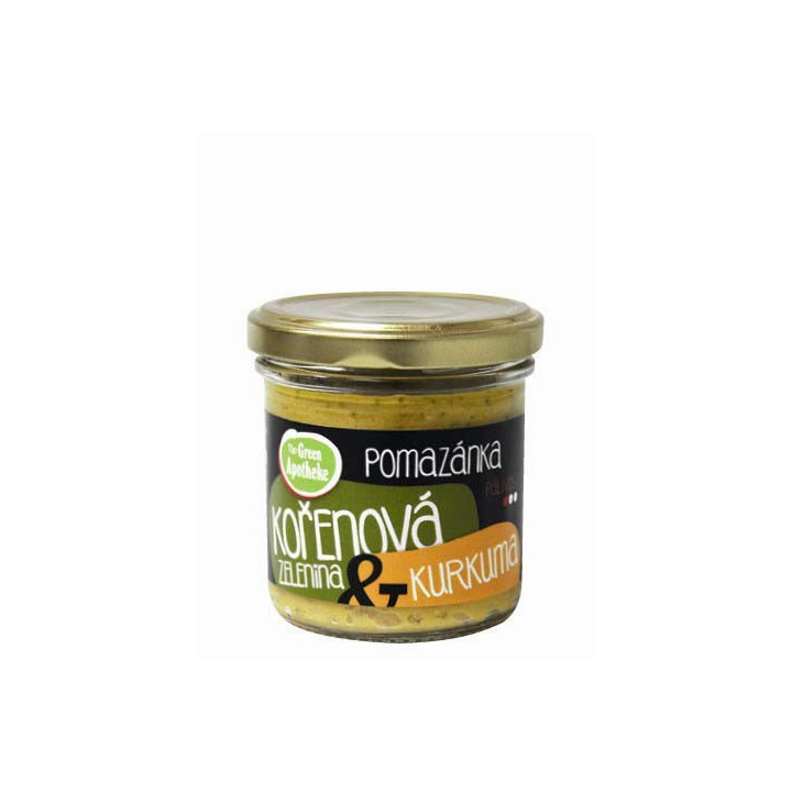 Pomazánka kořenová zelenina a kurkuma Green Apotheke