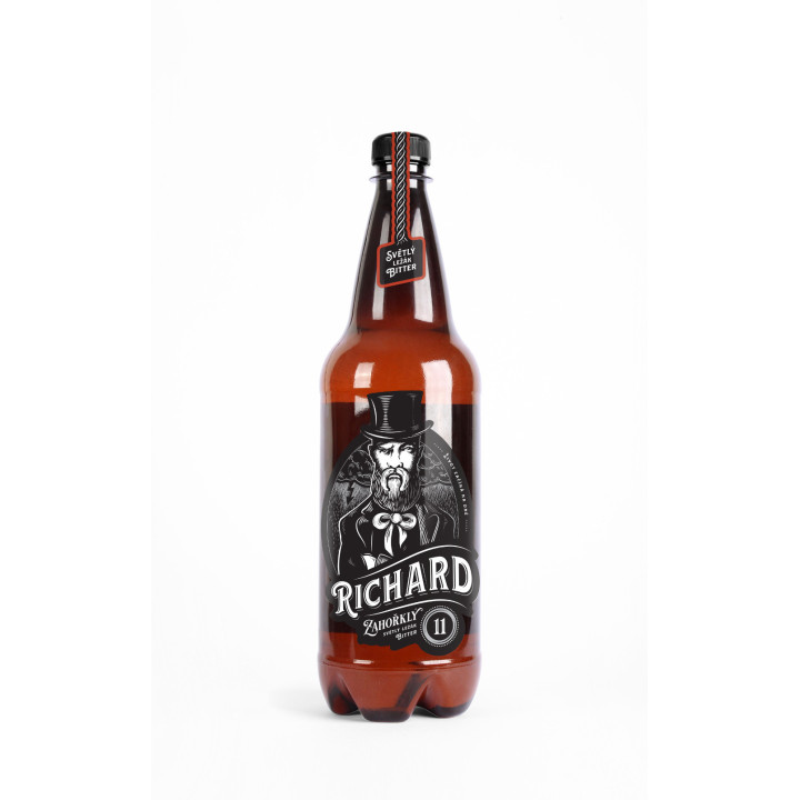 Pivo Richard bitter 11° světlý ležák (Zahořklý) 1litr PET