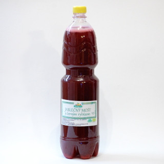 BIO Mošt jablko s černým rybízem 100% 1,5 L (Biofarma Nětčice)