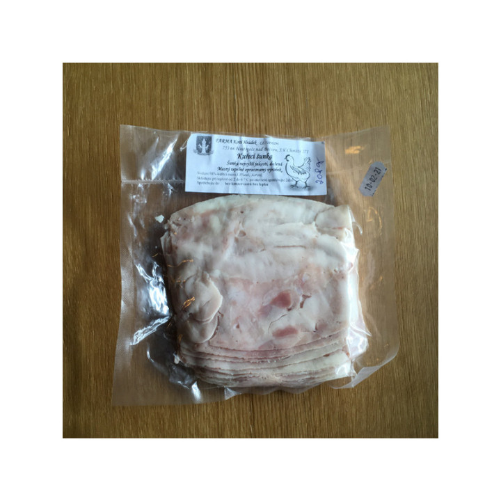 Kuřecí šunka z Hrádku krájená 120g (Farma Kozí Hrádek)