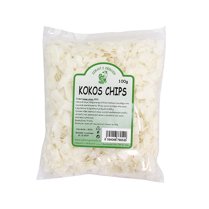 Kokos chips 100g (Zdraví z přírody)
