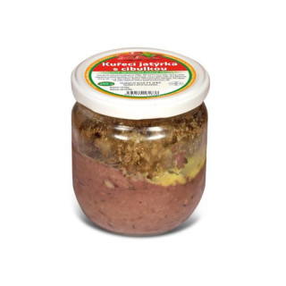Kuřecí jatýrka s cibulkou 250g (Farma rodiny Němcovy)
