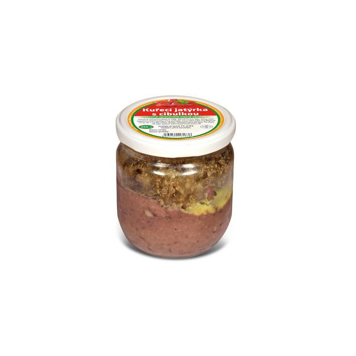 Kuřecí jatýrka s cibulkou 250g (Farma rodiny Němcovy)