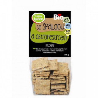Krekry špaldové s Ostropestřcem BIO 100g (Green Apotheke)