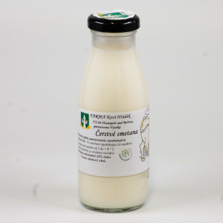 Smetana 33% 250ml  (vratné sklo) (Kozí Hrádek) 