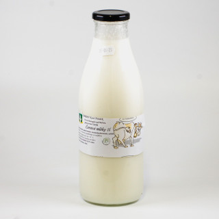 Mléko Kozí Hrádek 1 litr (vratné sklo) (Kozí Hrádek) 