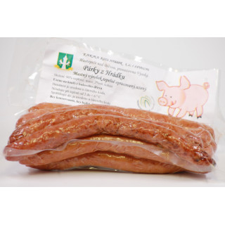 Párky z Hrádku cca 200g (Farma Kozí Hrádek)