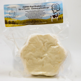 Kravský sýr z Vysoké - čerstvý (Kozí Hrádek)