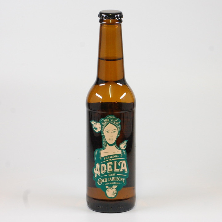 Cider jablko suchý ADÉLA 330ml 