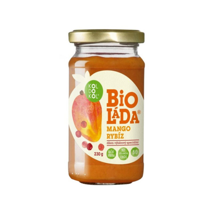 Bioláda mango a rybíz 230g (Koldokol)