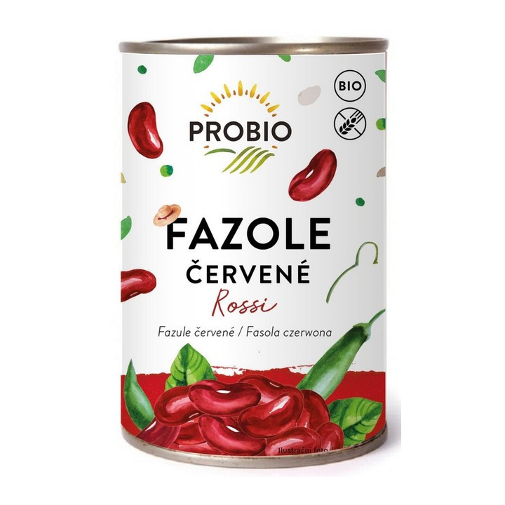 fazole červené sterilované (v plechu)