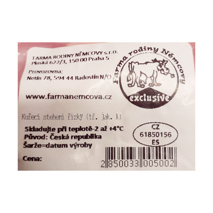 Kuřecí stehenní řízek (Farma rodiny Němcovy)