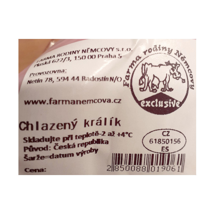 králík chlazený (Farma rodiny Němcovy)