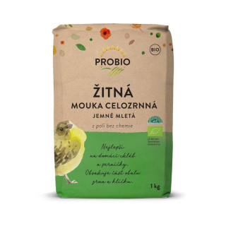 BIO mouka celozrnná žitná 1 kg (Pro-bio)