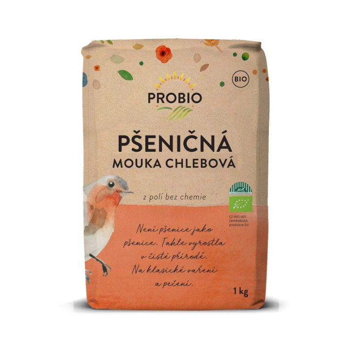 BIO mouka chlebová pšeničná 1 kg (Pro-bio)