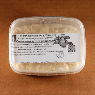 Česneková sýrová pomazánka 150g (Farma Kozí Hrádek)