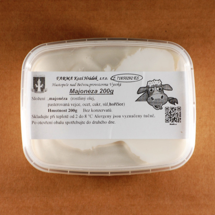 Majonéza 200g (Farma Kozí Hrádek)