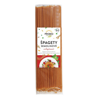 BIO špagety semolinové celozrnné 500g (Pro-Bio )