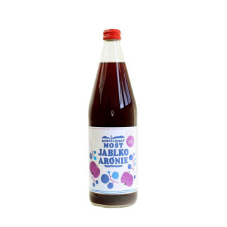Mošt jablko, aronie BIO 0,75l (Hostětín)