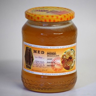 Med květový 940g (Včelařství Bronislav Gruna)
