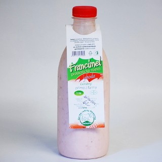 francimel jahoda 1 litr v PET (Farma rodiny Němcovy)