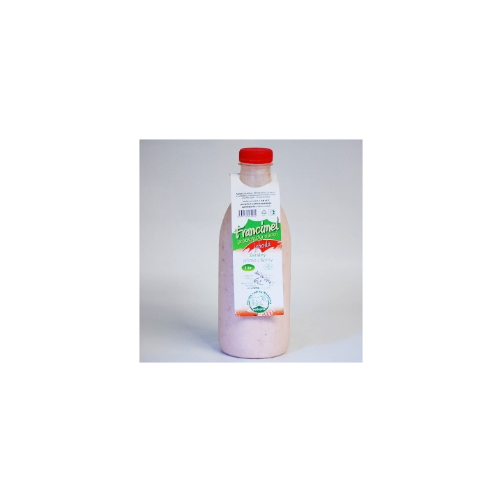 francimel jahoda 1 litr v PET (Farma rodiny Němcovy)